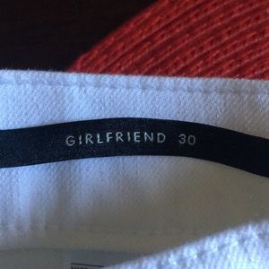 NWT Banana Republic white “Boyfriend” Denim